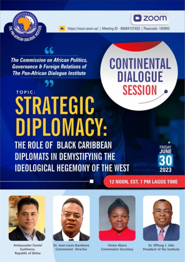 Strategic Diplomacy: The Role of Black Caribbean Diplomats in the Ideological Hegemony of the West